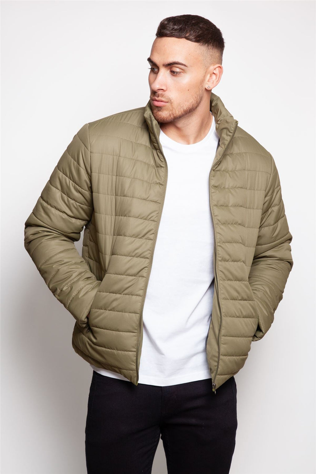 Core Puffer Funnel Coat