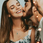 FANCIME Birthstone Necklace for Women Teardrop Necklace S925 Sterling Silver Infinity Love Birthday Gifts for Mom Women Girls, 16"+2" Inches