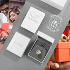 Leafael Necklaces for Women, Infinity Love Birthstone Heart Crystal Pendant, Birthday Jewelry Gifts for Her, Mom, and Wife, Silver Plated, 18 plus 2 inch Adjustable Chain