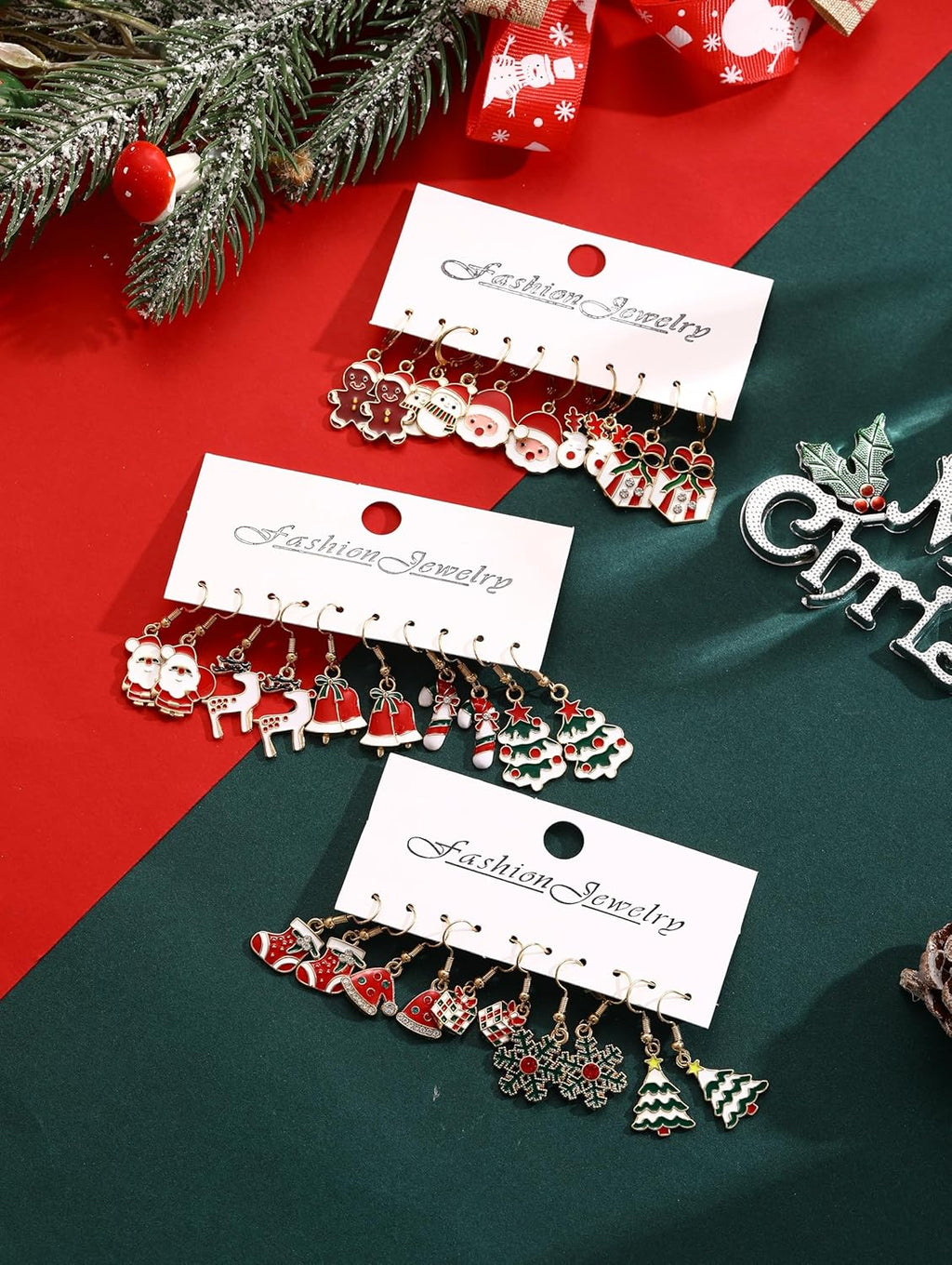 42 Pairs Gold Hoop Earrings Set for Women, Fashion Chunky Pearl Earrings Multipack Twisted Statement Earring Pack, Hypoallergenic Small Big Hoops Earrings for Birthday Party