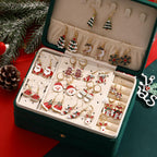 42 Pairs Gold Hoop Earrings Set for Women, Fashion Chunky Pearl Earrings Multipack Twisted Statement Earring Pack, Hypoallergenic Small Big Hoops Earrings for Birthday Party