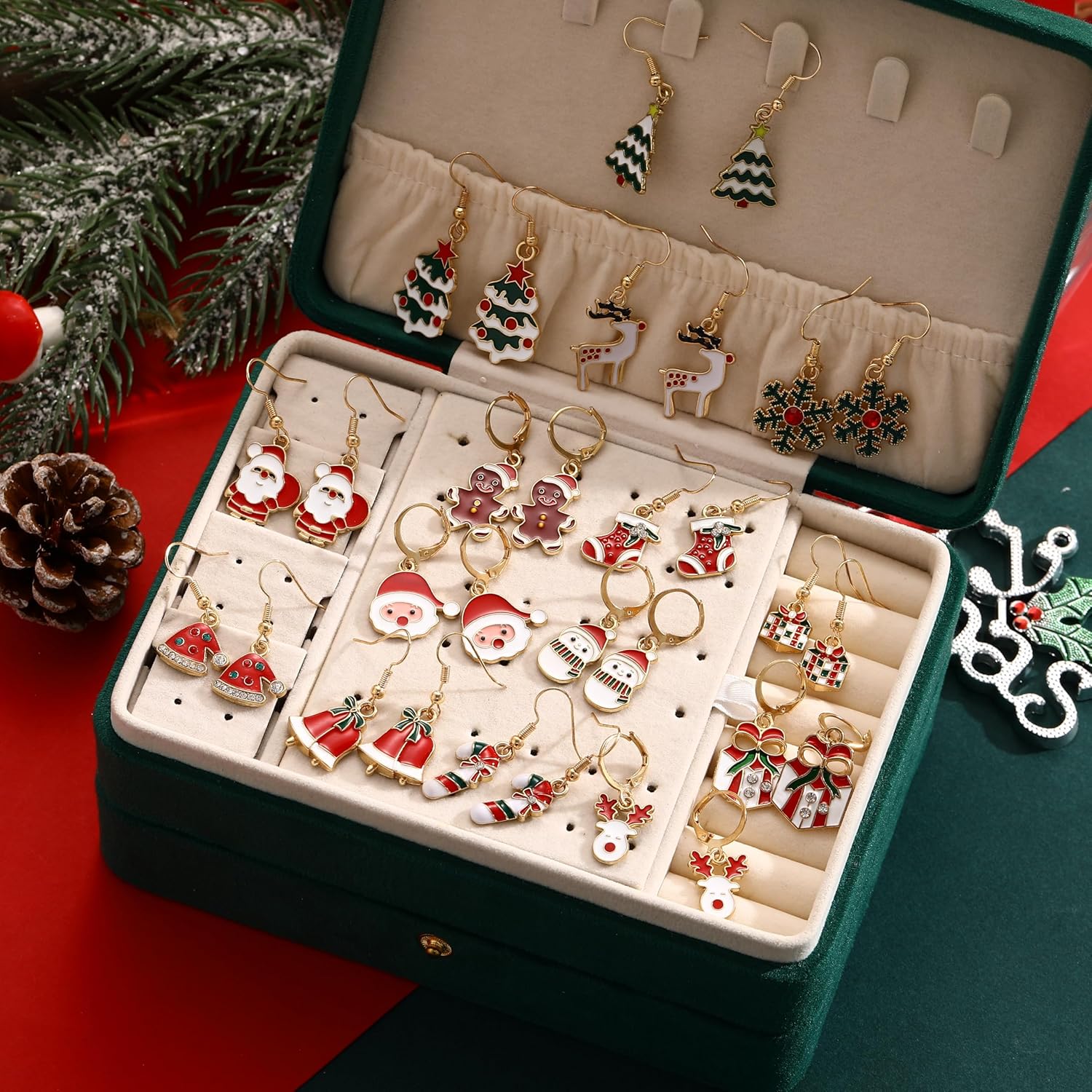 42 Pairs Gold Hoop Earrings Set for Women, Fashion Chunky Pearl Earrings Multipack Twisted Statement Earring Pack, Hypoallergenic Small Big Hoops Earrings for Birthday Party