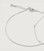 SET OF TWO CHAIN AND BEADED BRACELETS