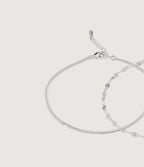 SET OF TWO CHAIN BRACELETS
