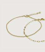 SET OF TWO CHAIN BRACELETS