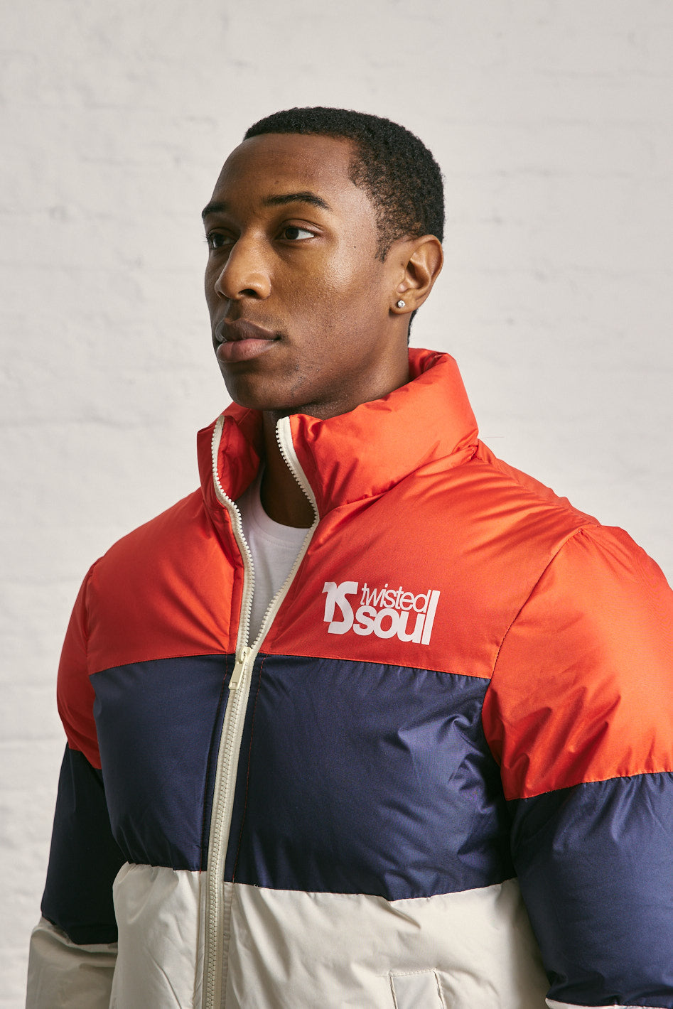 Twisted Soul Funnel Neck Puffer Coat