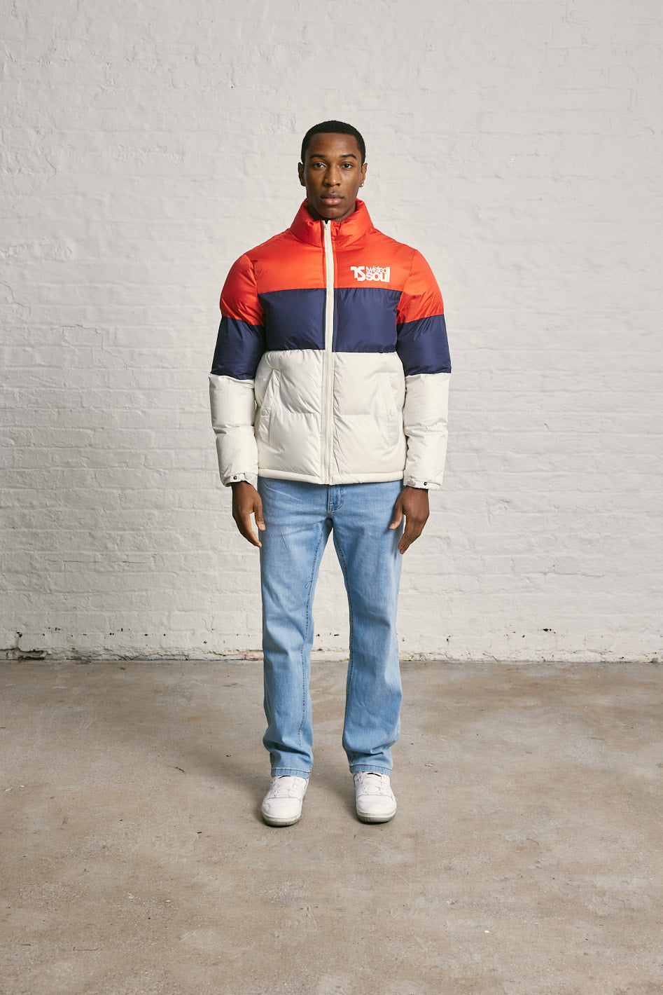 Twisted Soul Funnel Neck Puffer Coat