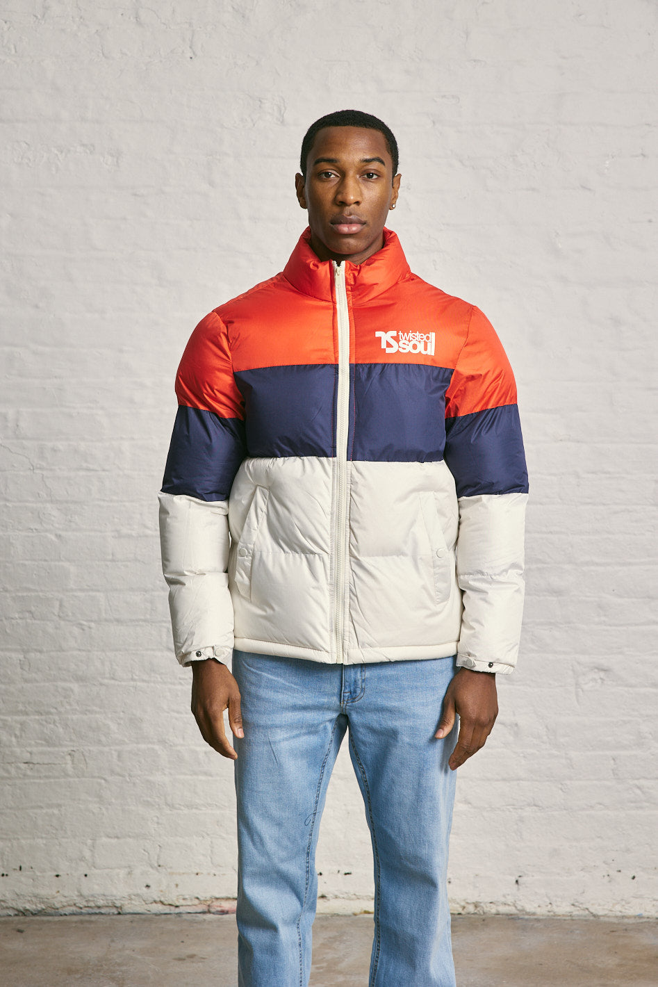 Twisted Soul Funnel Neck Puffer Coat