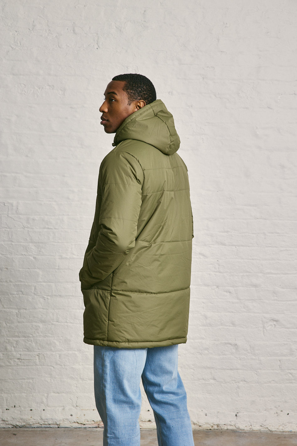 Longline Hooded Puffer Coat