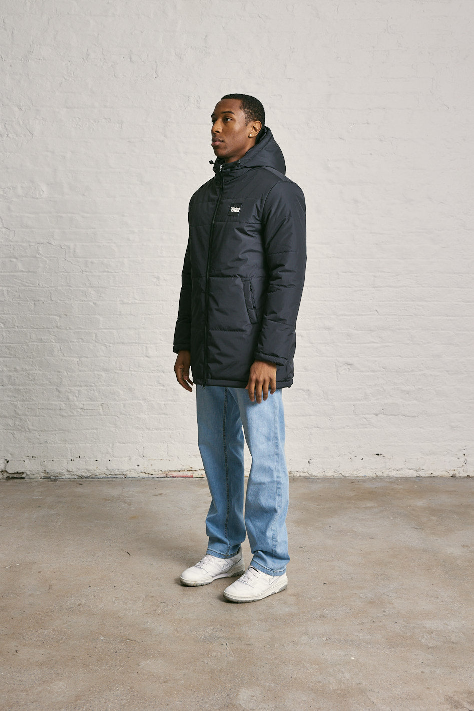 Longline Hooded Puffer Coat