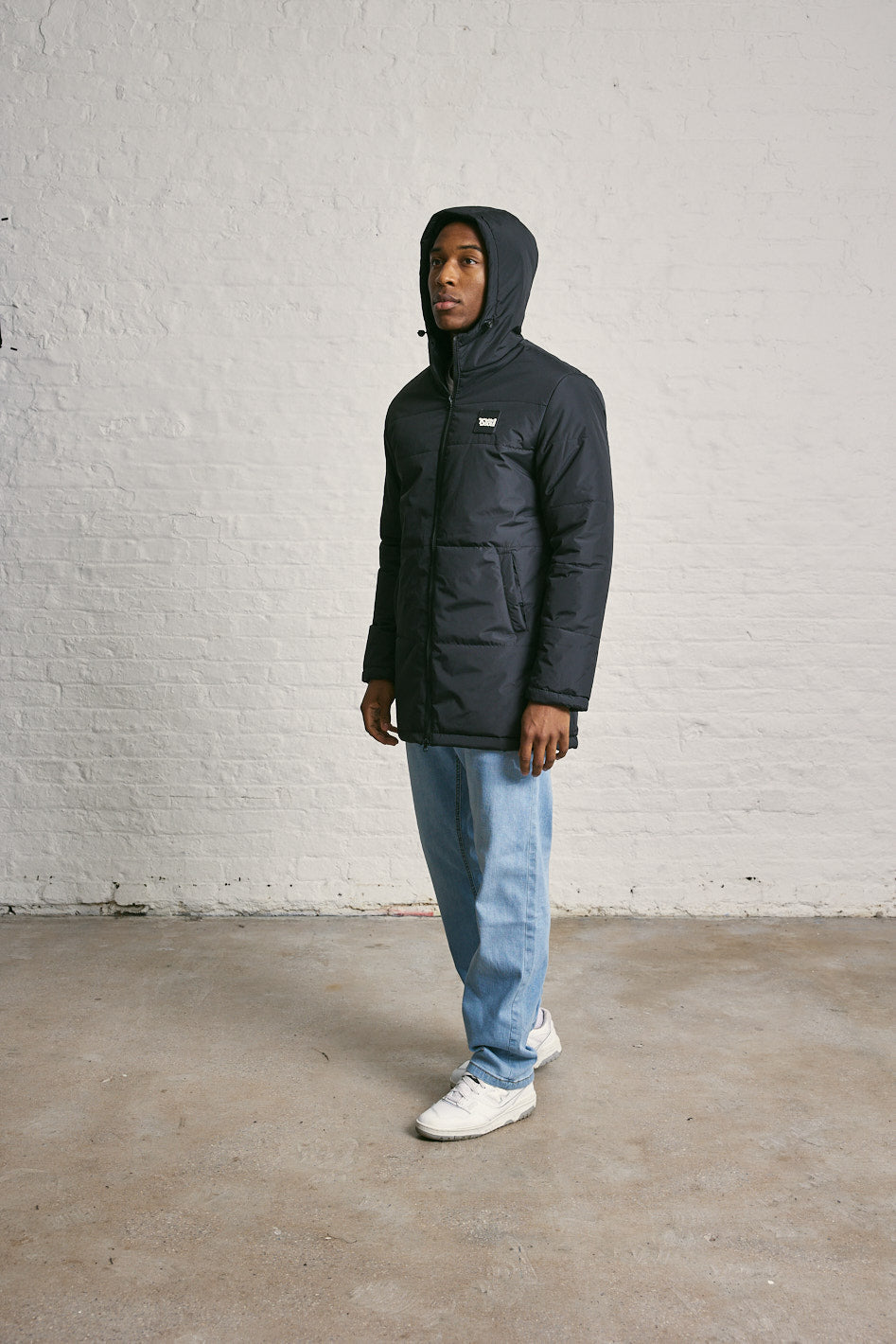 Longline Hooded Puffer Coat