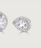 SPARKLE PEAR EARRINGS