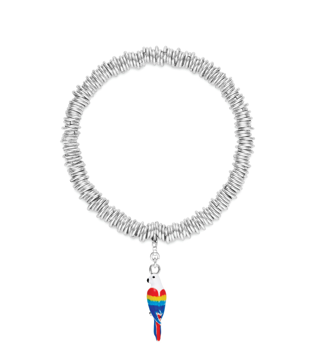 * CANDY PARROT CHARM BRACELET