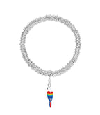 * CANDY PARROT CHARM BRACELET