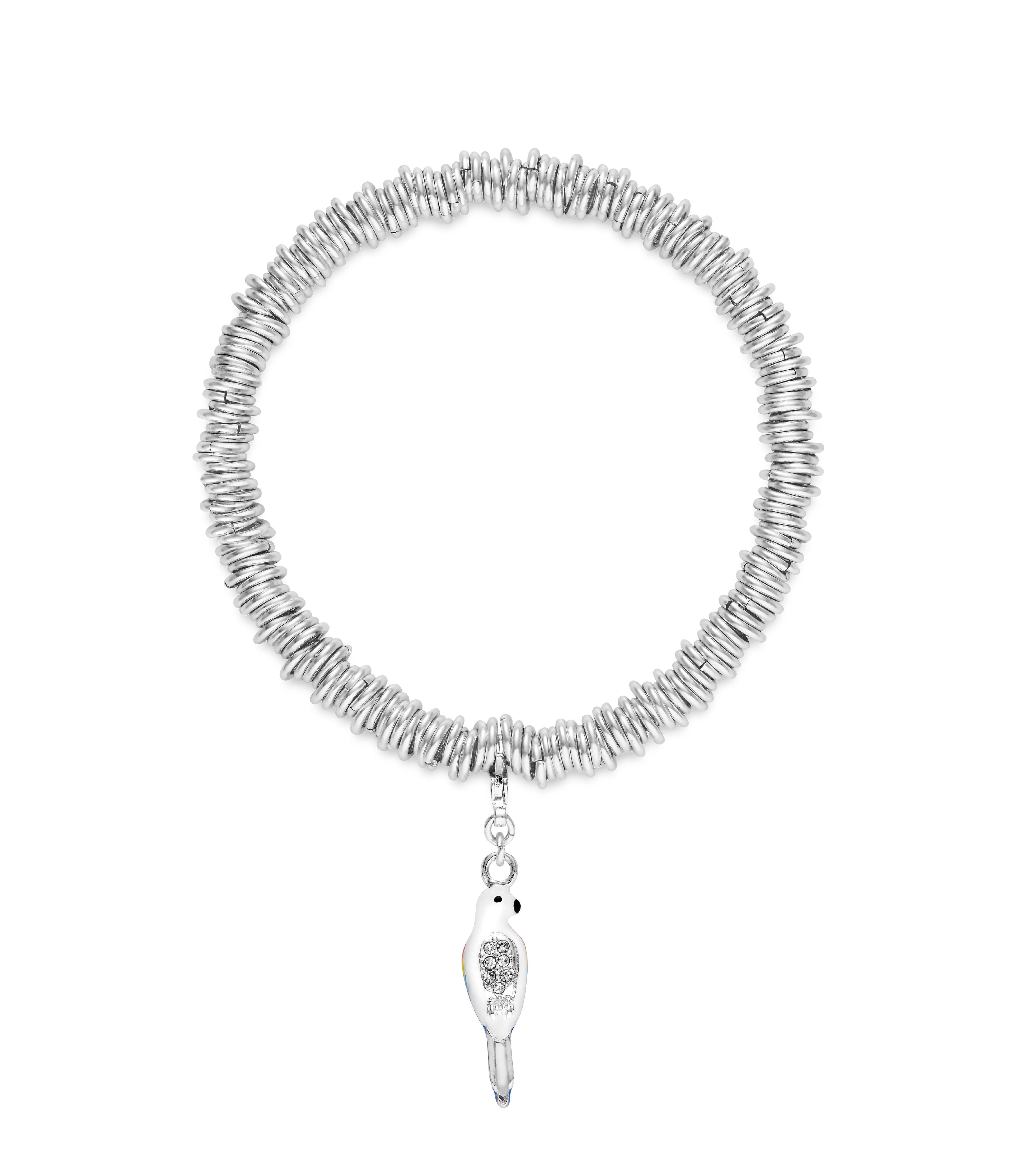 * CANDY PARROT CHARM BRACELET