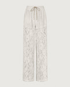 Roxie Lace Trousers | White