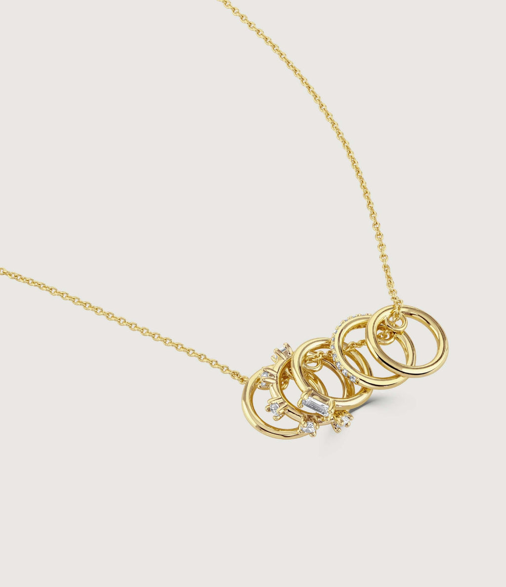 CRYSTAL HOOP PENDANT