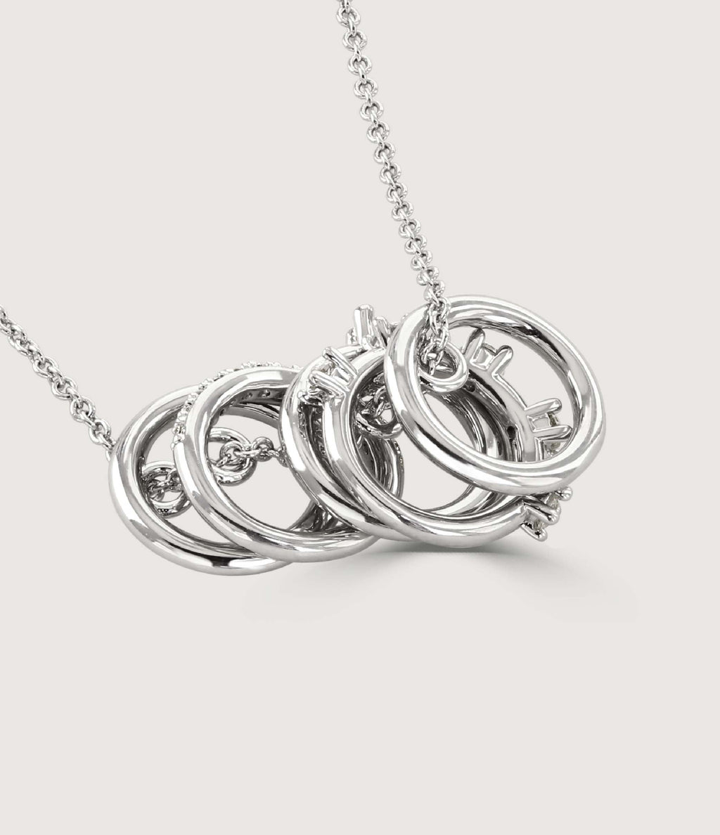 CRYSTAL HOOP PENDANT