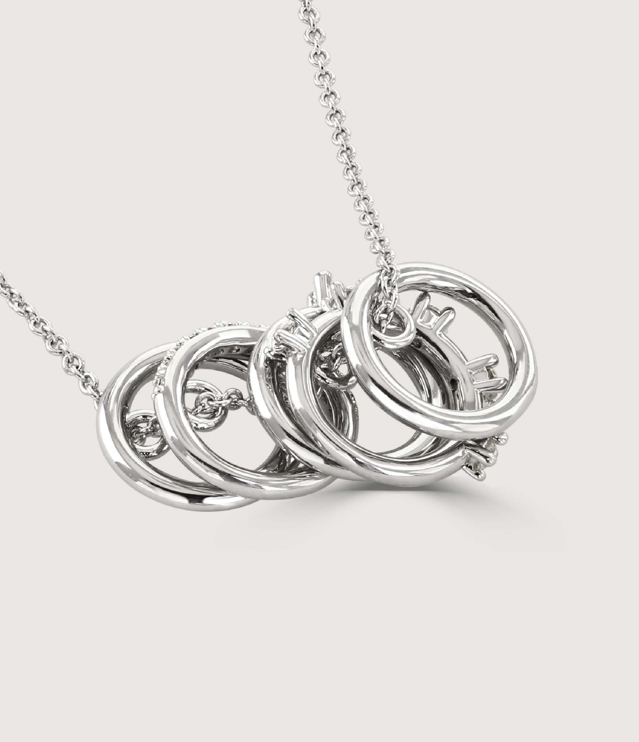 CRYSTAL HOOP PENDANT