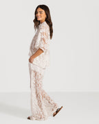 Roxie Lace Trousers | White