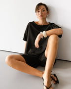 Esther Boxy Tee | Black