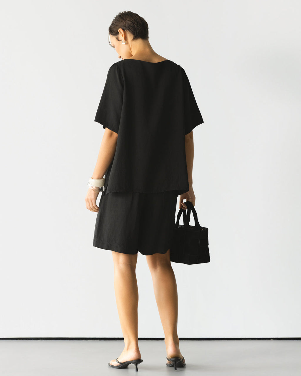Esther Boxy Tee | Black