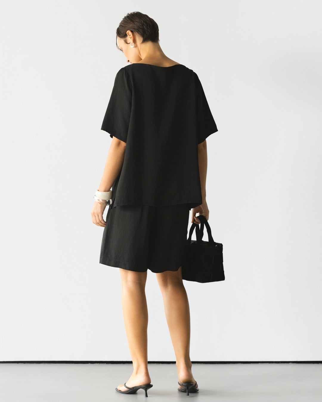 Esther Boxy Tee | Black