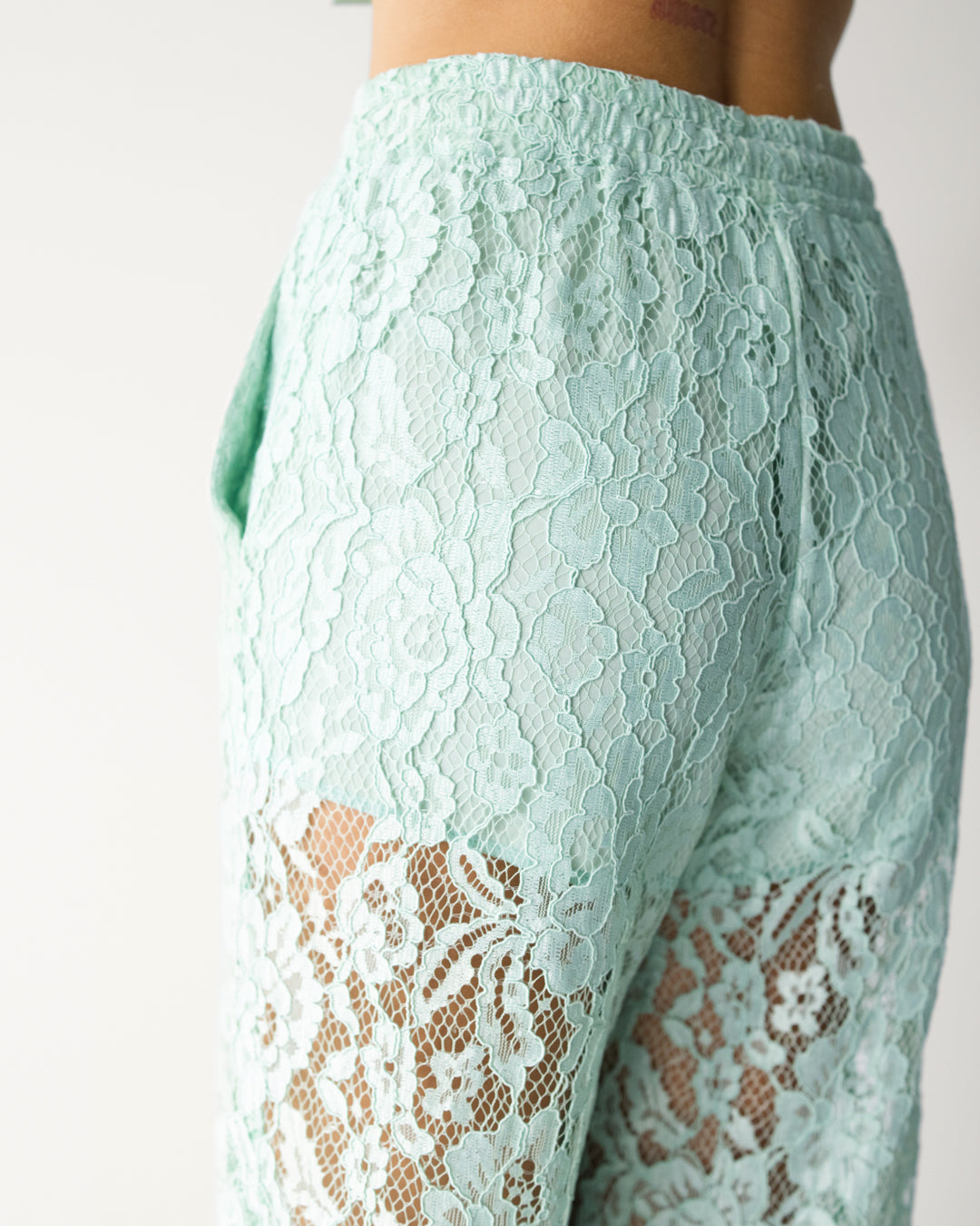 Roxie Lace Trousers | Mint