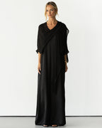 Brienne Lightweight Cape | Black