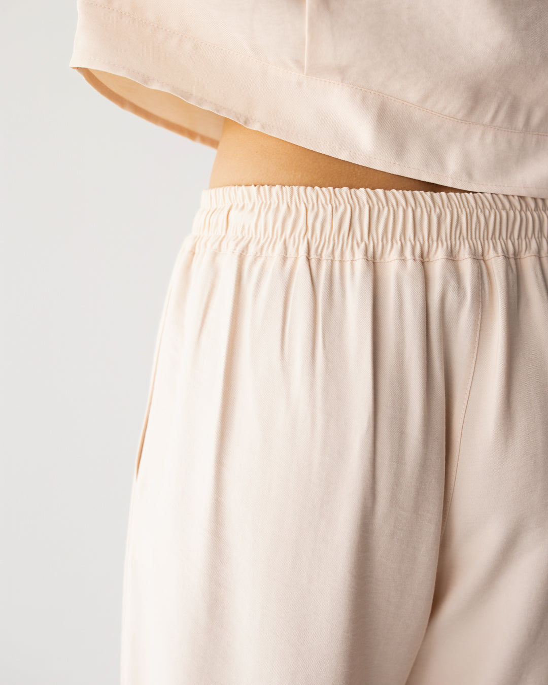Serena Drawstring Trousers | Dusty Pink