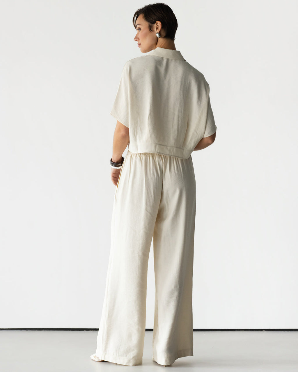 Serena Boxy Shirt | Ivory