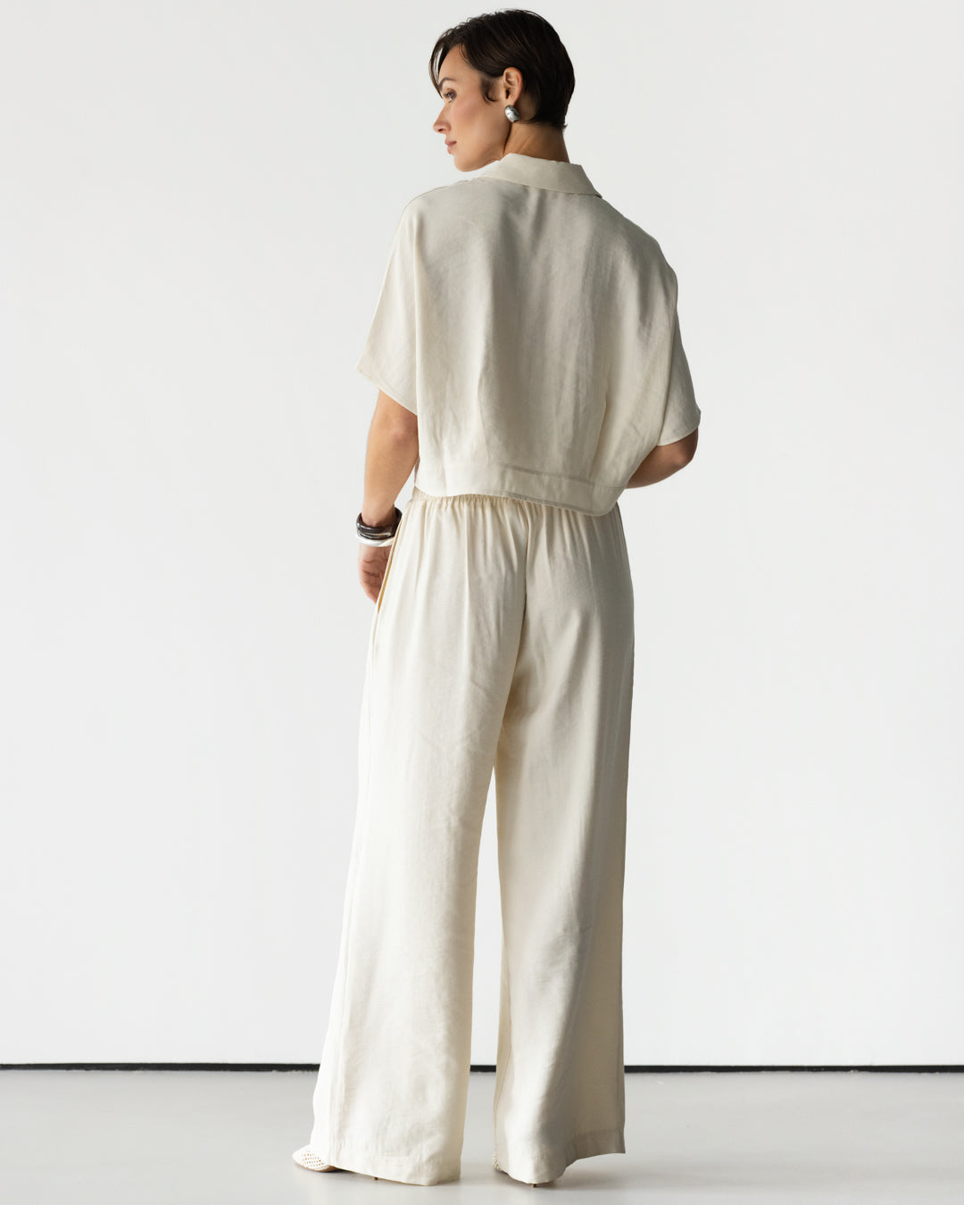 Serena Boxy Shirt | Ivory