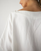 Esther Boxy Tee | White
