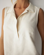 Sylvia Vest Top | Ivory