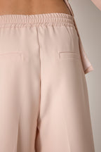 Spencer Tailored Elastic Waist Trousers | Dusty Pink