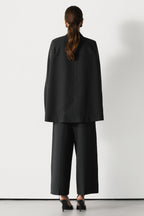Spencer Tailored Elastic Waist Trousers | Black