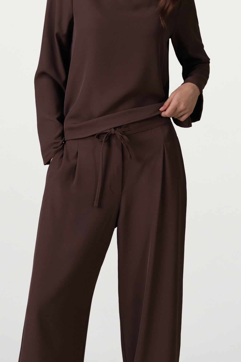 Lana Trousers | Espresso Brown