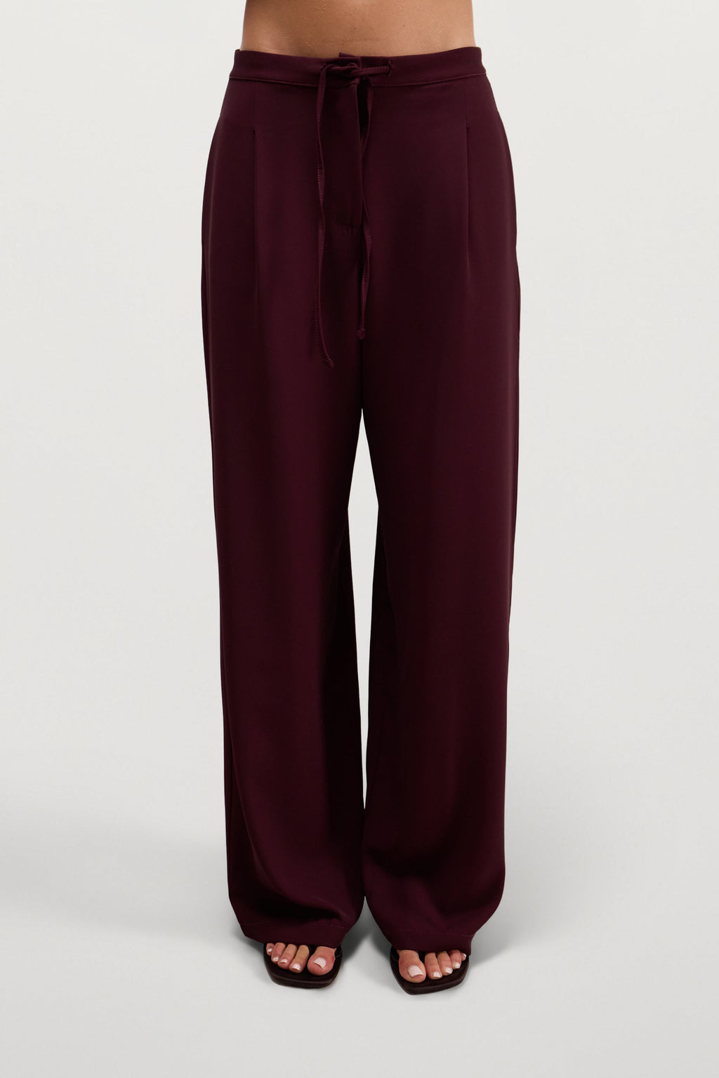 Lana Trousers | Burgundy