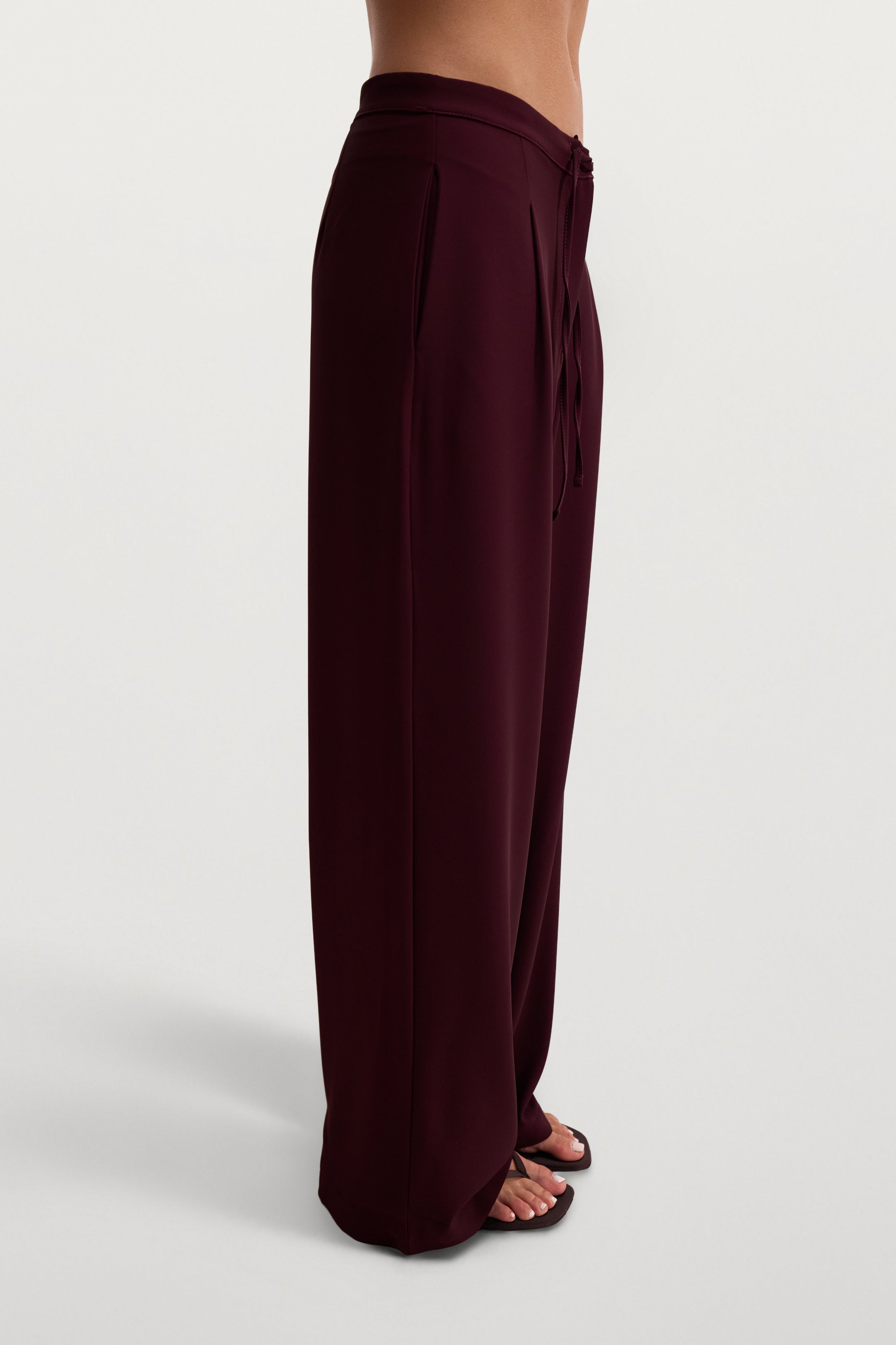 Lana Trousers | Burgundy