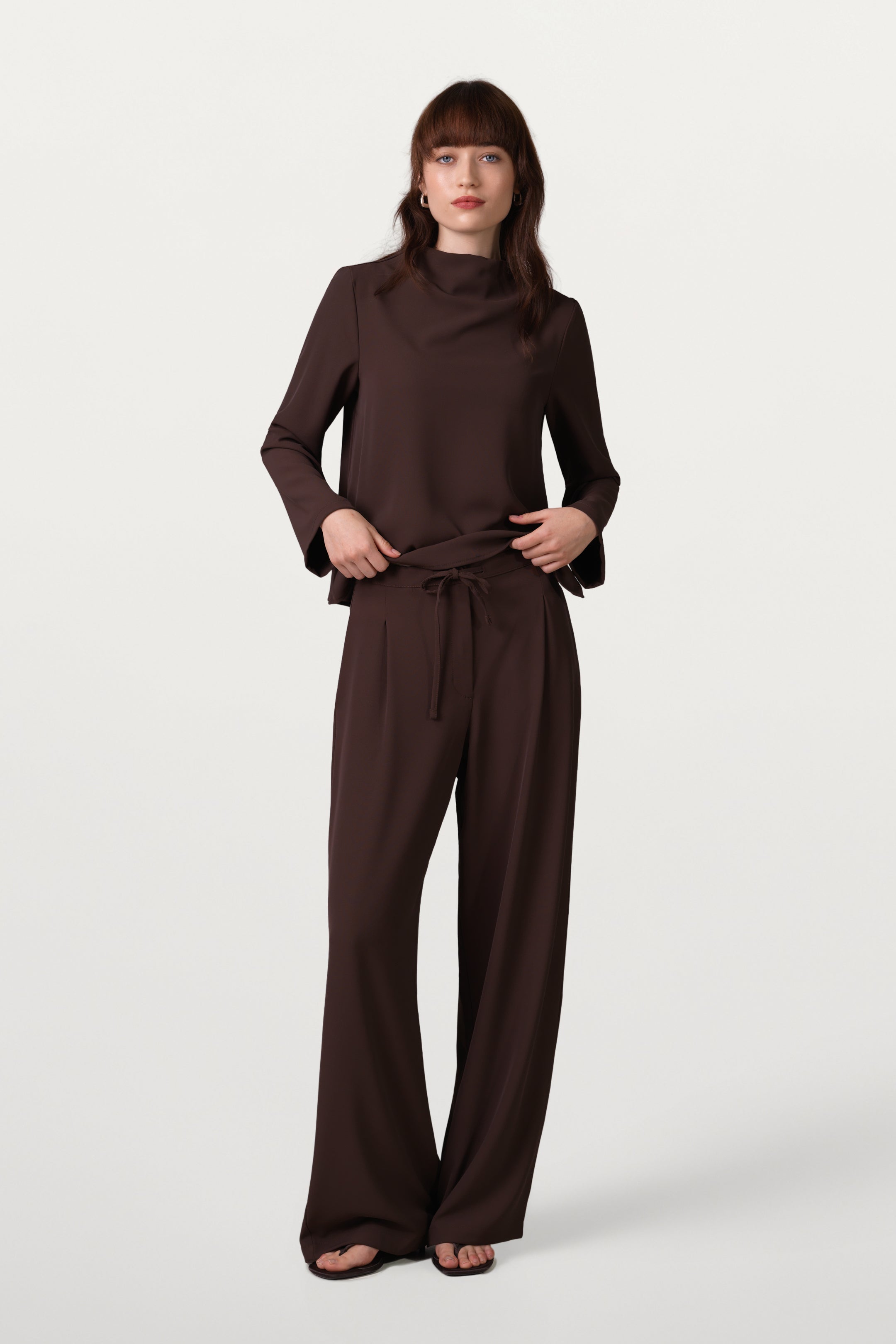 Lana Trousers | Espresso Brown