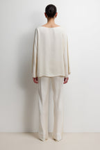 Arlet Wide Sleeve Boatneck | Ivory