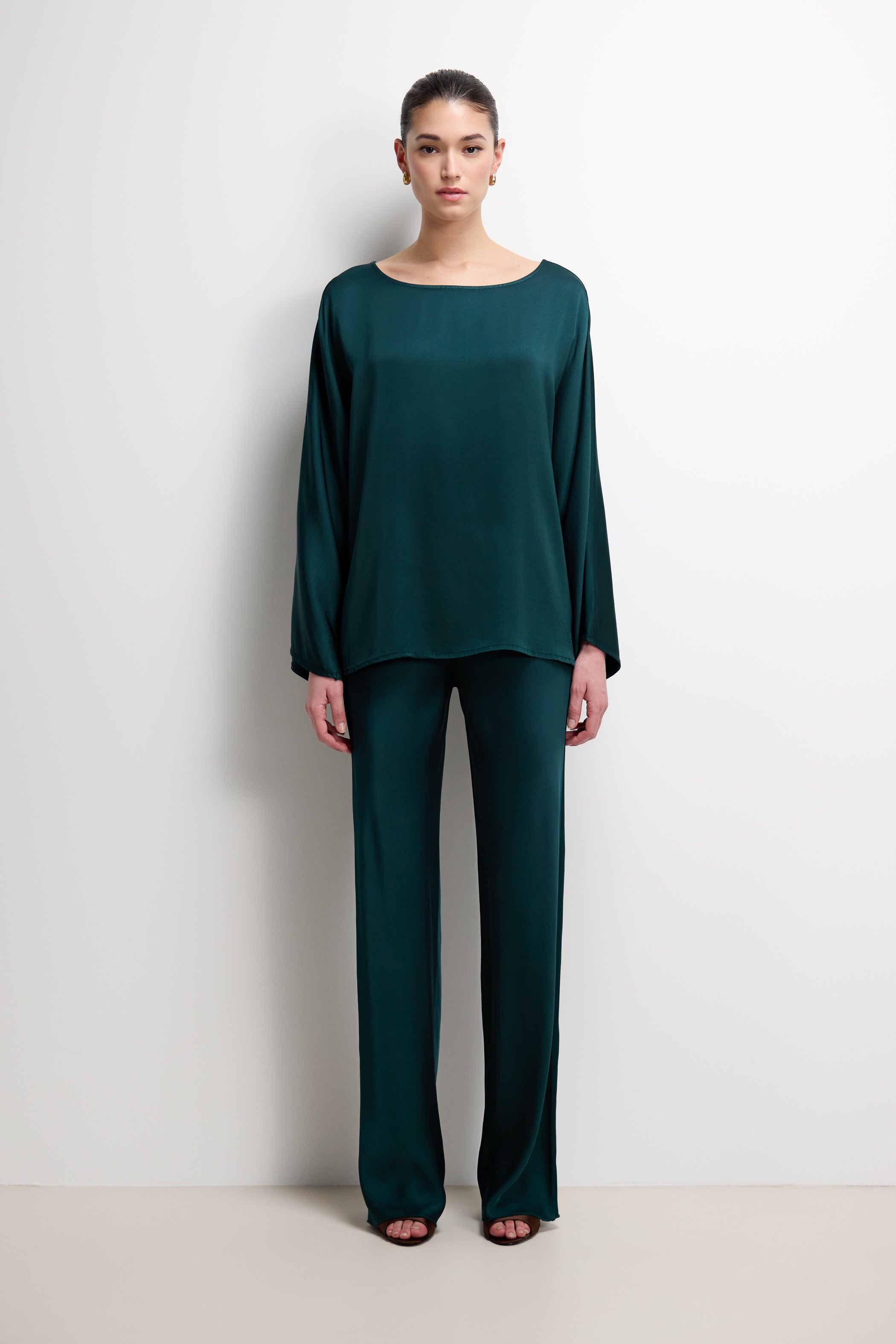 Arlet Wide Sleeve Boatneck | Teal