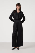 Grace Cupro Trousers | Black