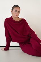 Relaxed Pants | Carmine Red