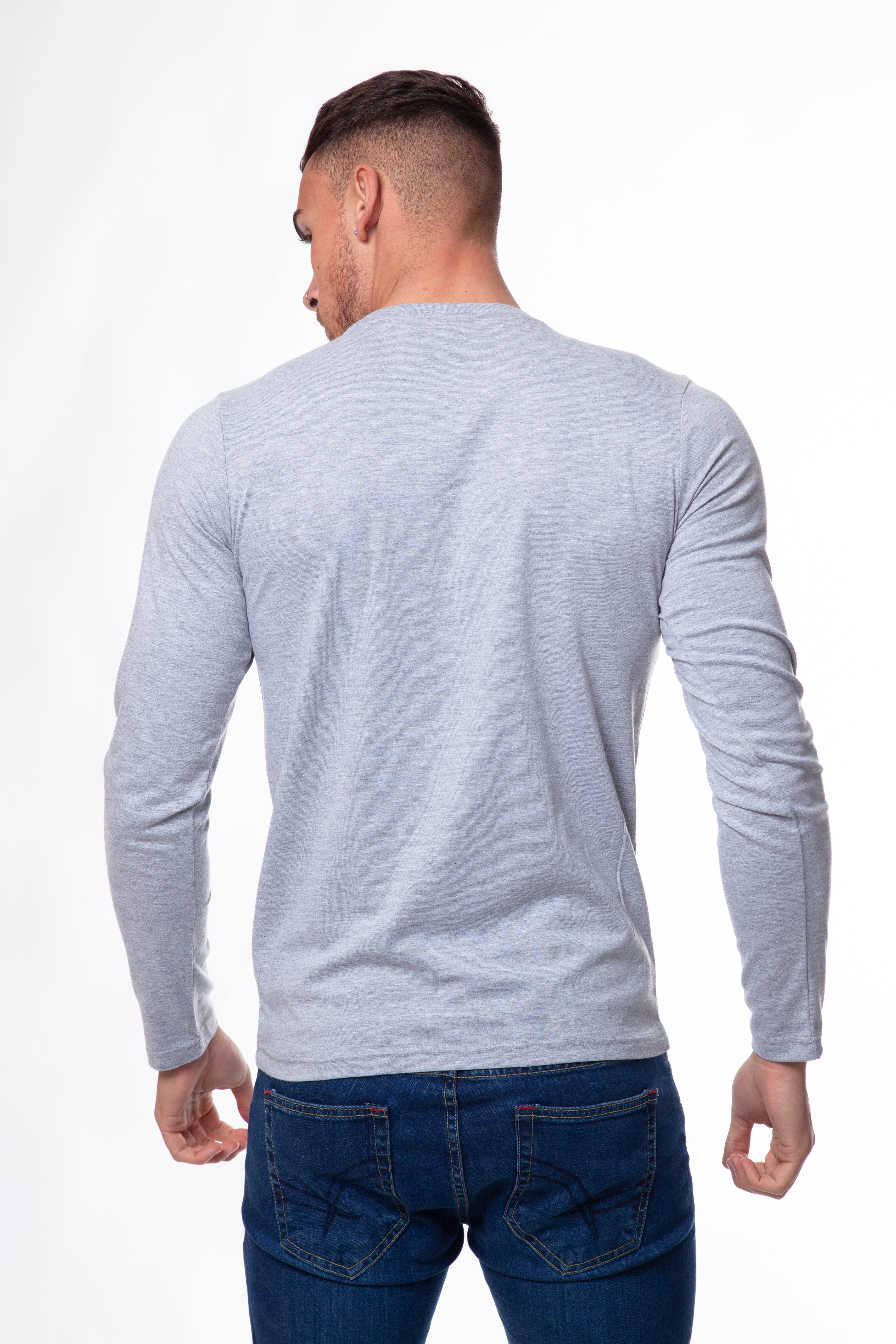 Bird Embroidered Long Sleeve T-Shirt