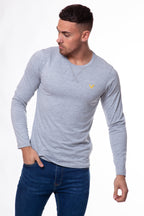 Bird Embroidered Long Sleeve T-Shirt