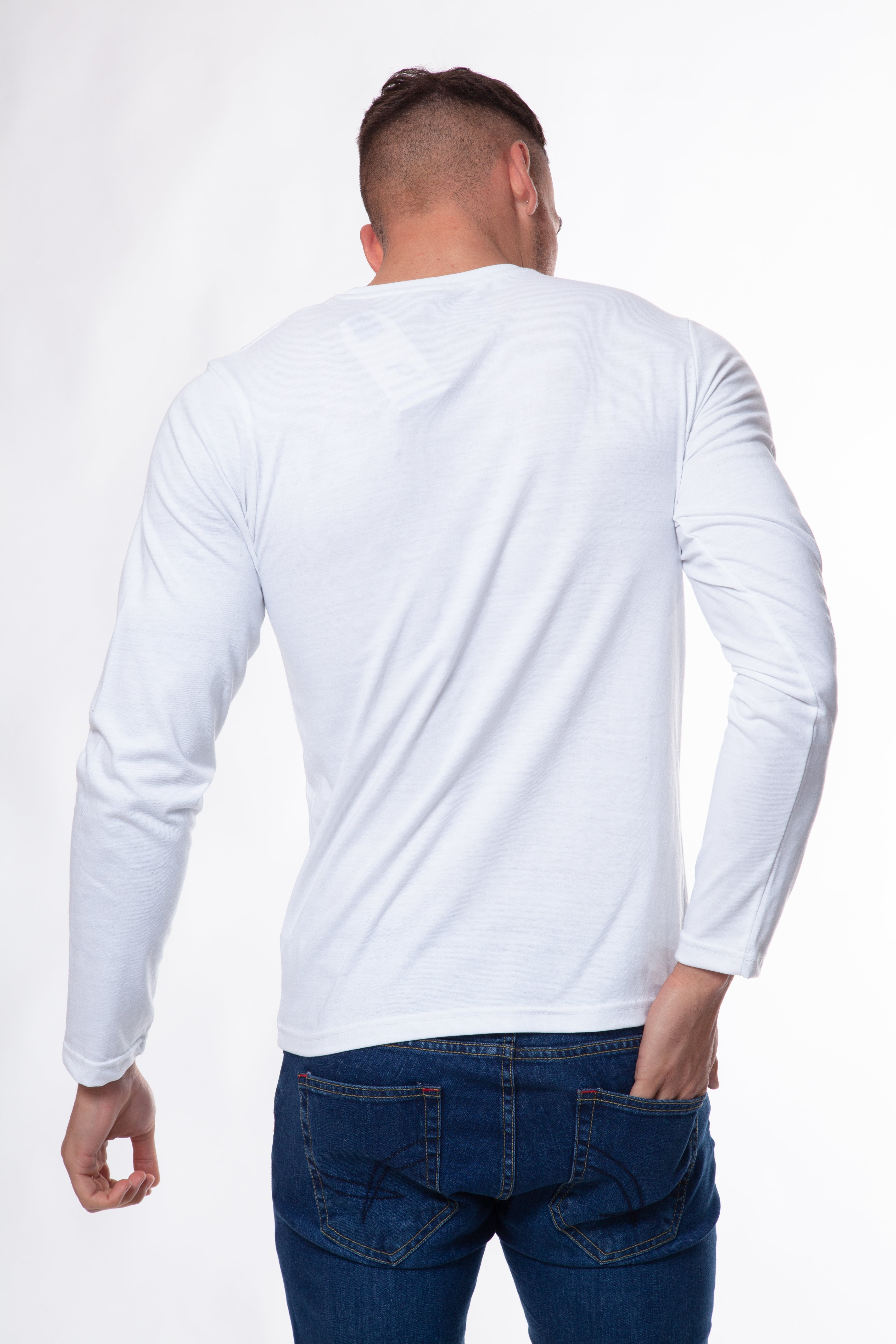 Bird Embroidered Long Sleeve T-Shirt