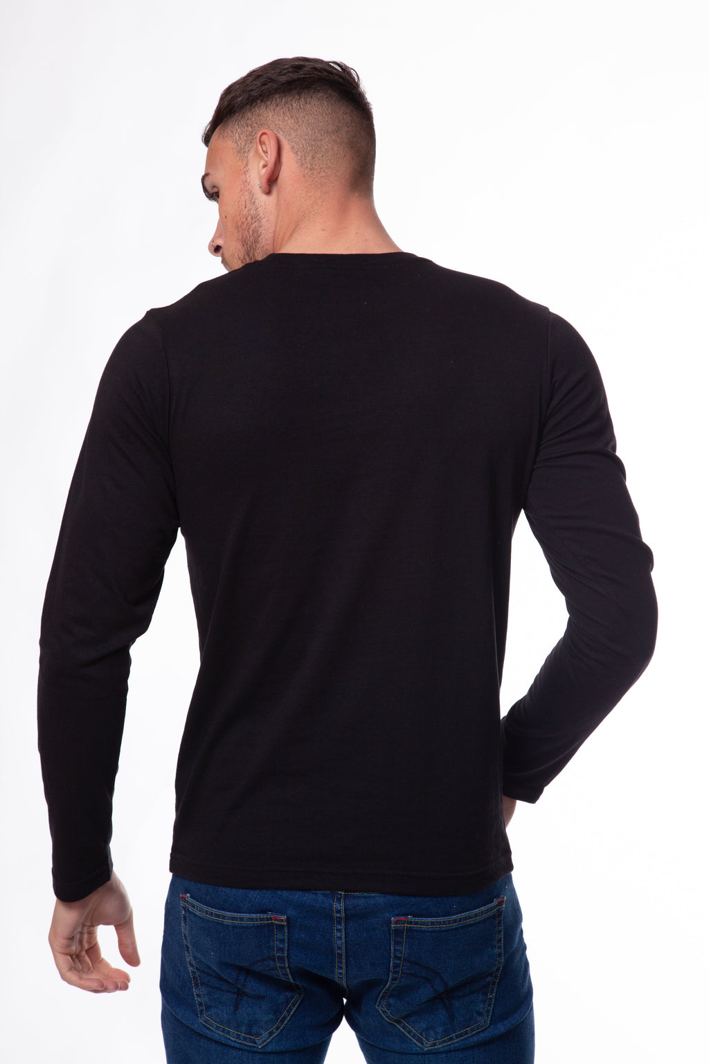 Bird Embroidered Long Sleeve T-Shirt