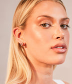 BAYSWATER HALF HOOPS - TWO-TONE ROSE GOLD