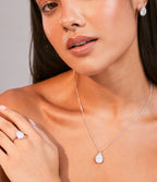 SPARKLE PEAR PENDANT